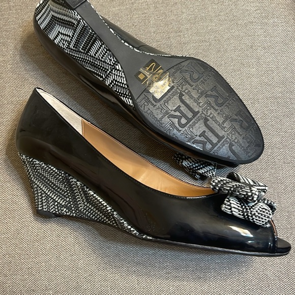 JRenee black patent never worn size 10W originally $85 - Picture 2 of 3